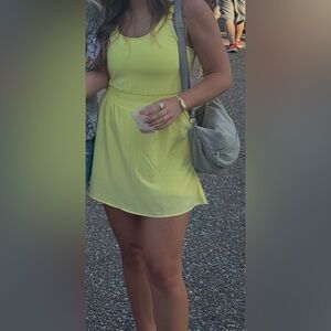 Bright Yellow Athletic  Dress